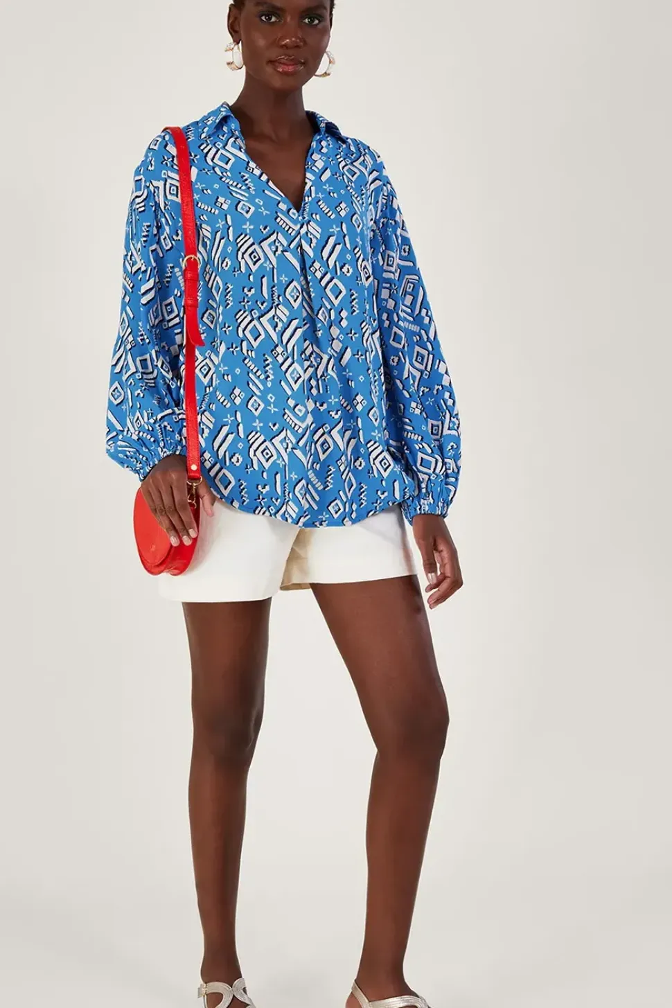Gigi Print Blouse in Sustainable Viscose