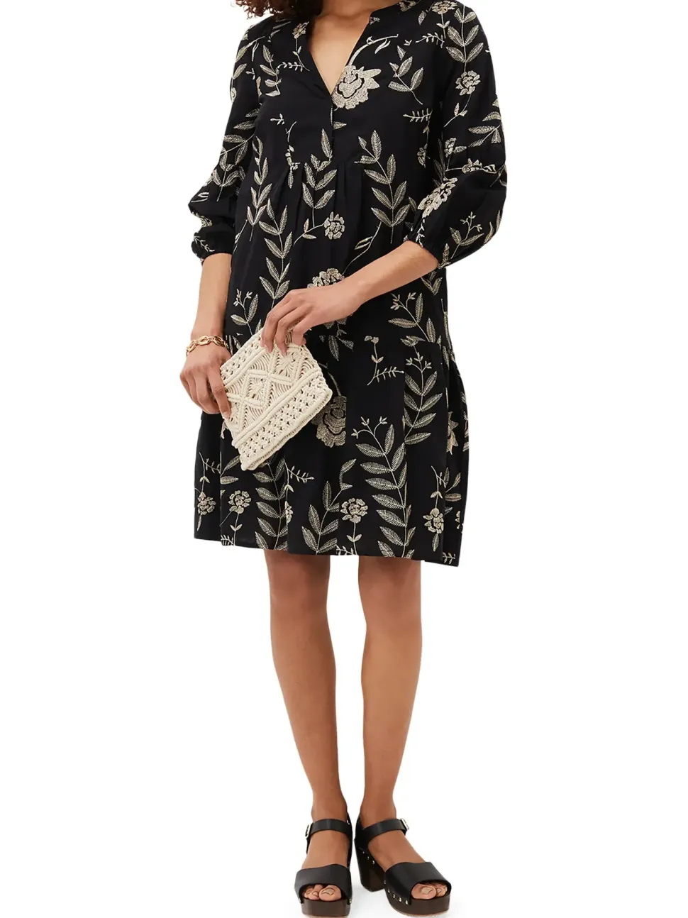 Gina Embroidered Dress-