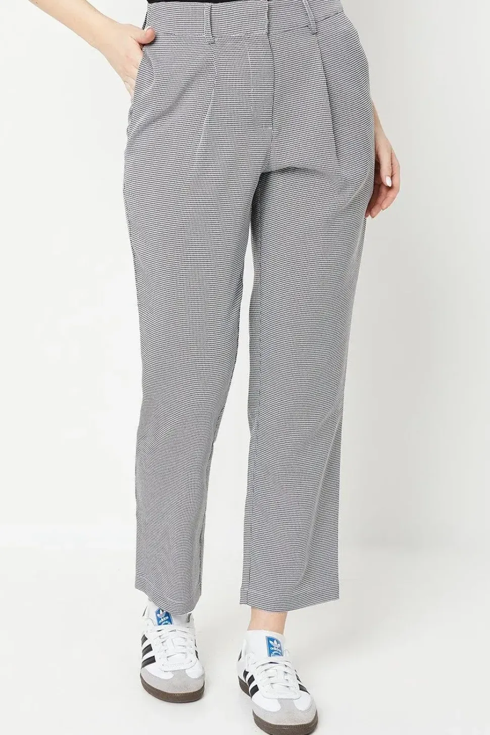 Gingham Kickflare Trousers