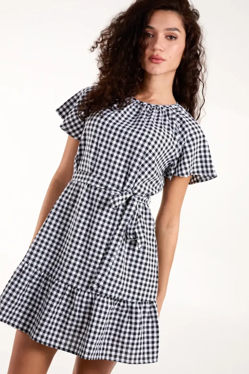 Gingham Mini Dress
