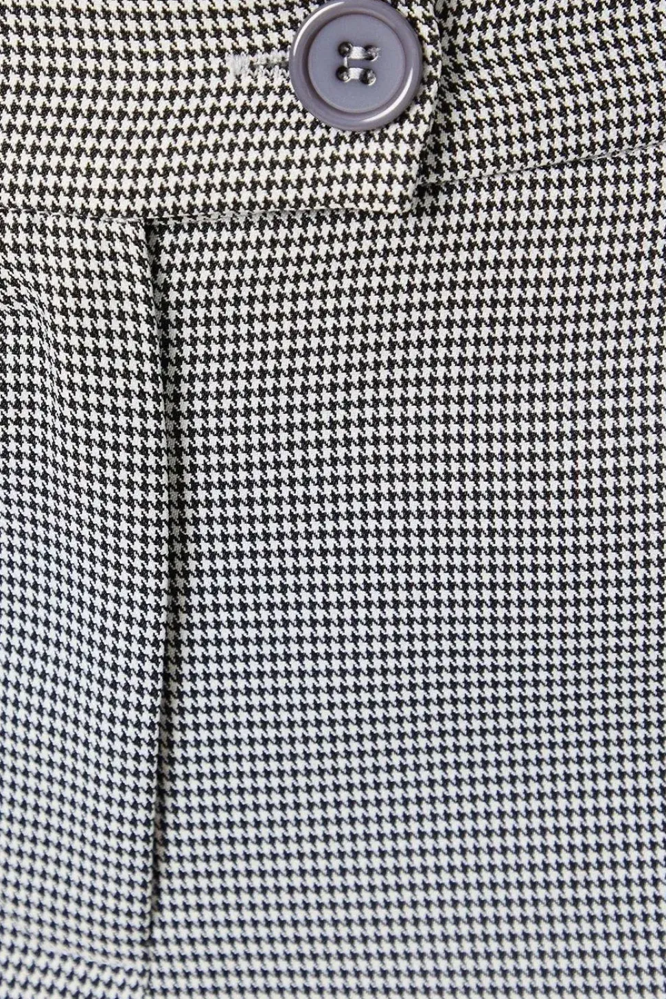 Gingham Wide Leg Trouser