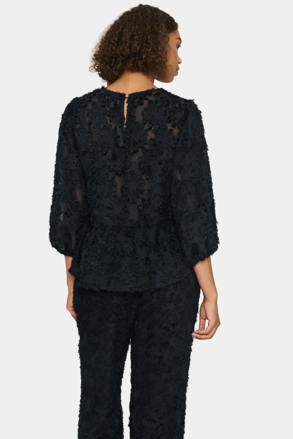 GiovannaSZ Chiffon 3/4 Sleeve Blouse-