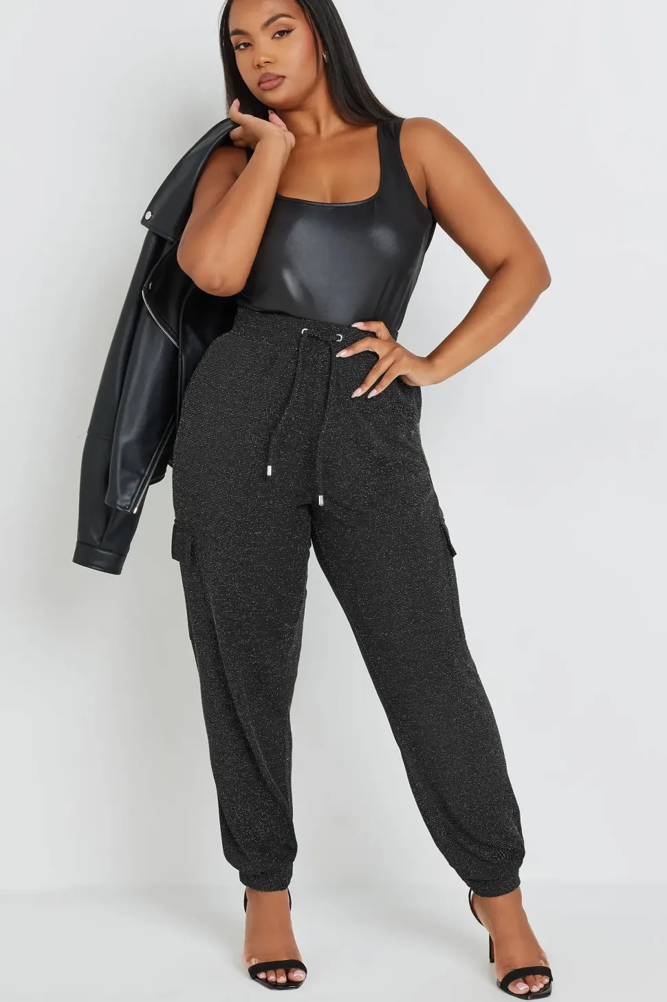 Glitter Cargo Trousers
