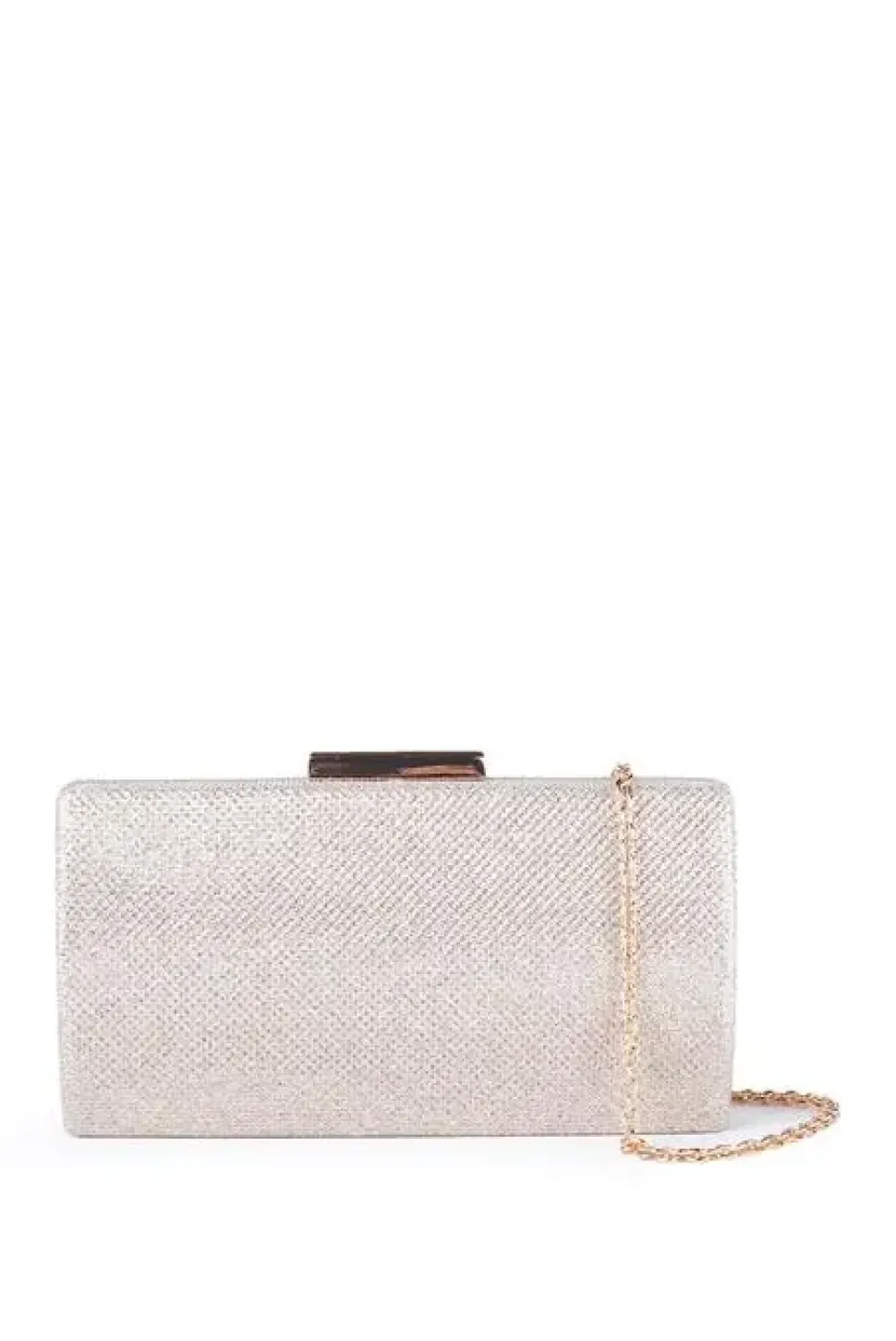 Glitter 'Dionne' box clutch bag