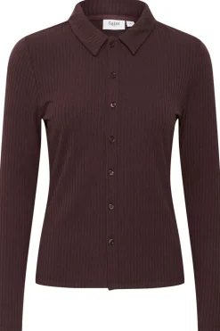 GodaSZ Spread Collar Rib Knit Cardigan-