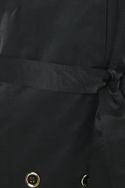 Gold Button Trench Coat