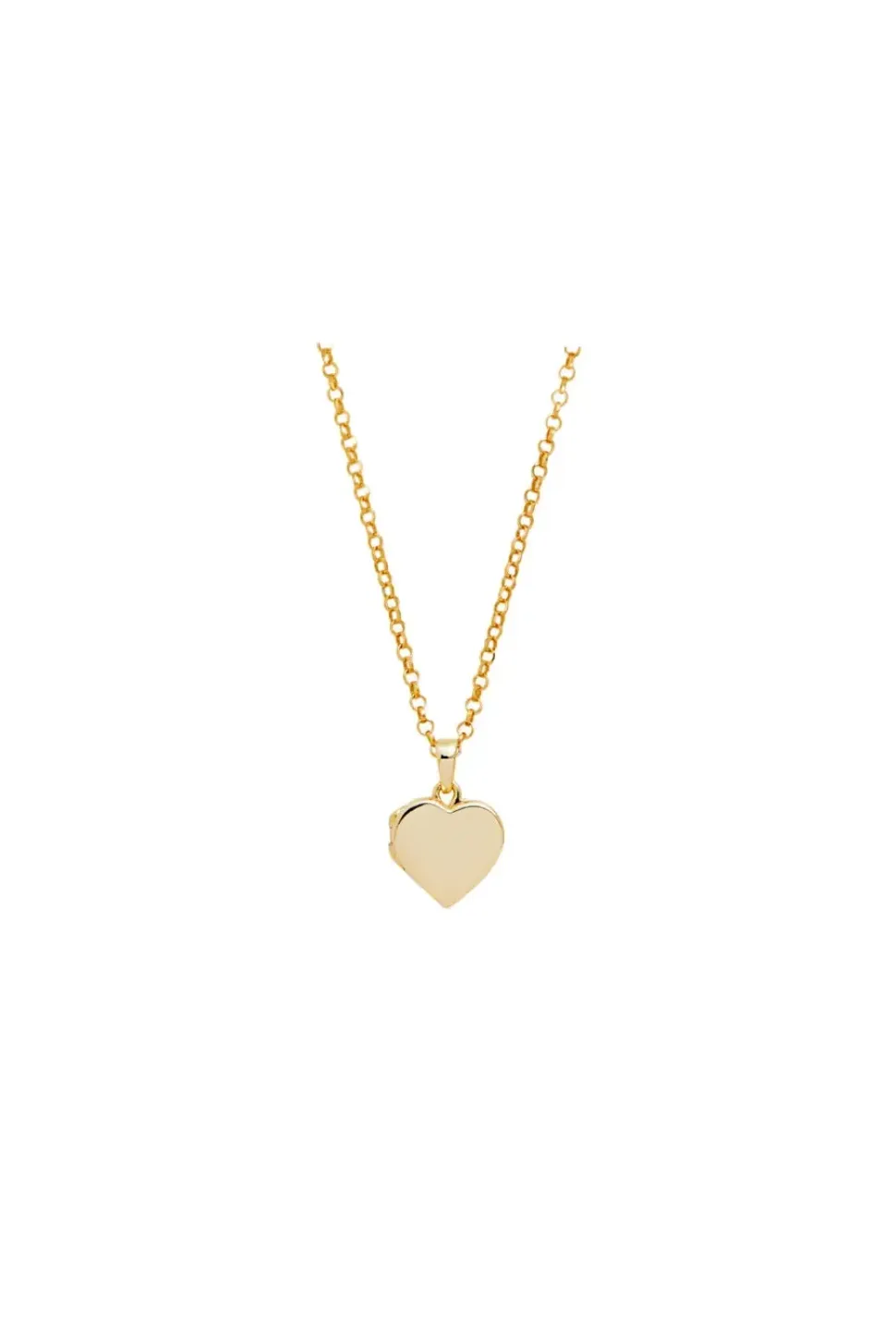 Gold Plated Sterling Silver 925 Heart Locket