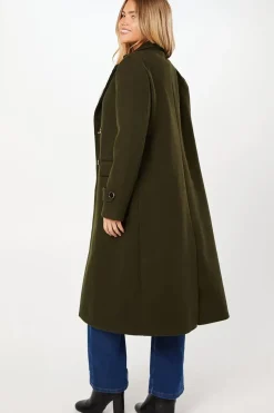Gold Trim Maxi Coat