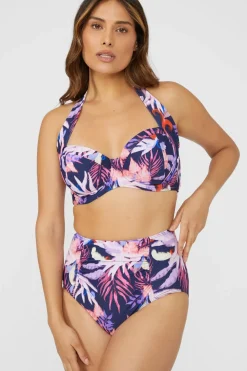 Gorgeous Arianna Palm Non Pad Balcony Bikini Top