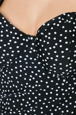 Gorgeous DD+ Spot Skirted Swimsuit
