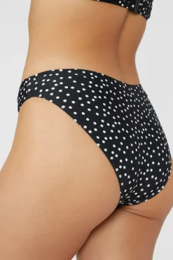 Gorgeous Spot Bikini Bottom With Ring Detail