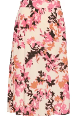 GracySZ A-line Fit Printed Midi Skirt-