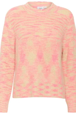 GustaSZ Crew Neck Melange Knit Pullover-