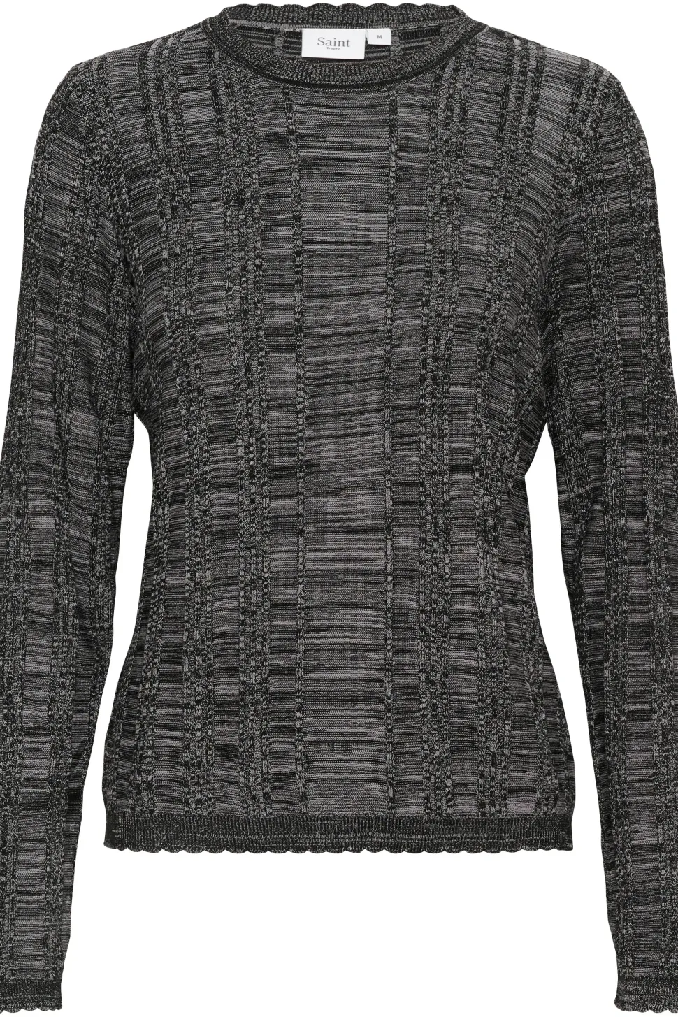 GwenSZ Slim Fit Textured Stripe Pullover-