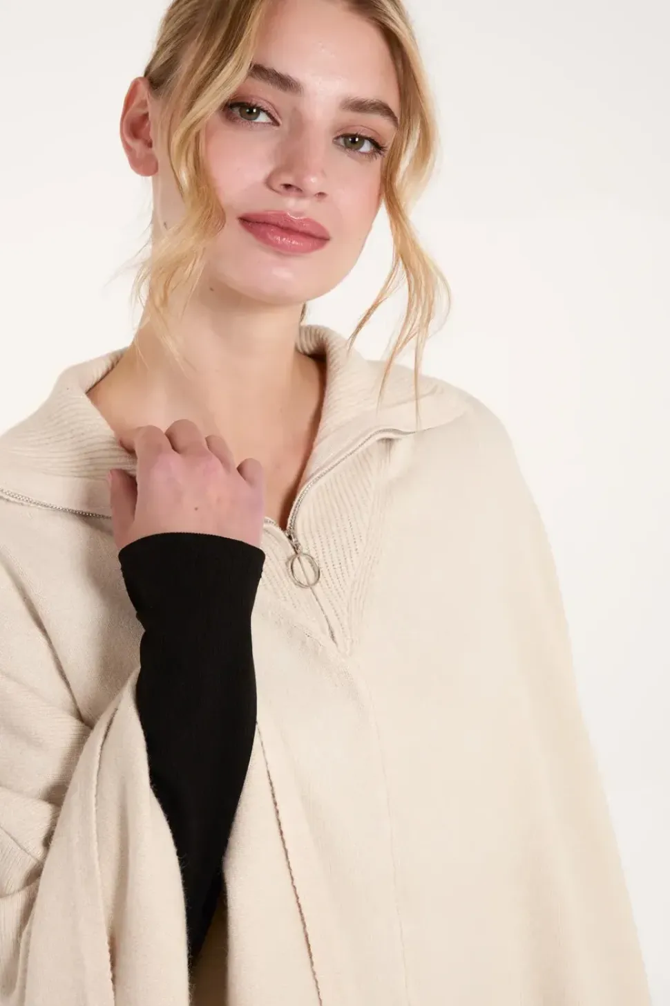Half Zip Cape