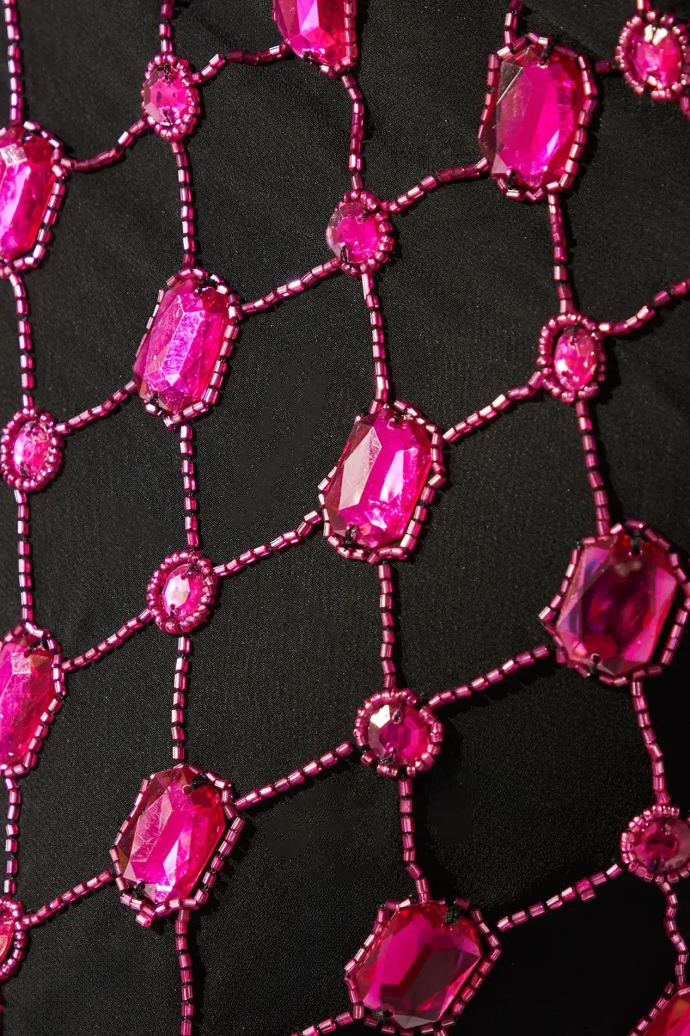 Hand Stitched Jewel Pencil Skirt