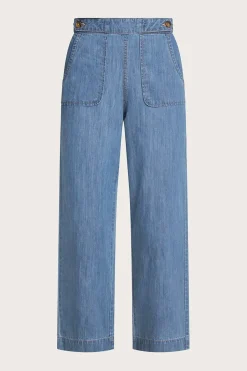 Harper Crop Wide Leg Pull-On Jeans Regular Length