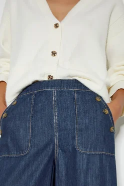 Harper Short Wide Leg Crop Jeans
