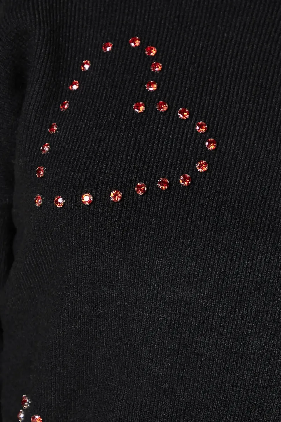 Heart Detail Crew Neck Jumper