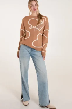 Heart Print 'Amour' Jumper