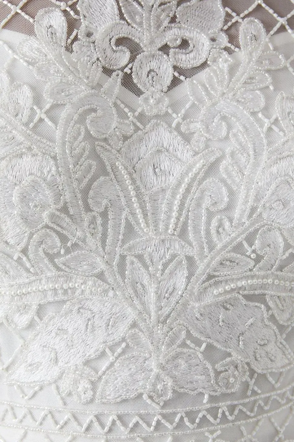 Heavily Embellished Boho Wedding Dress