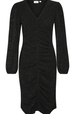 HelaSZ Slim Fit V-neck Glitter Dress-