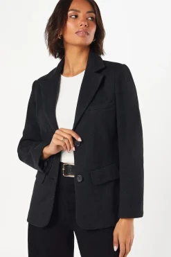 Herringbone Oversized Blazer