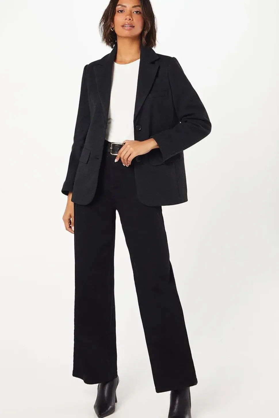 Herringbone Oversized Blazer