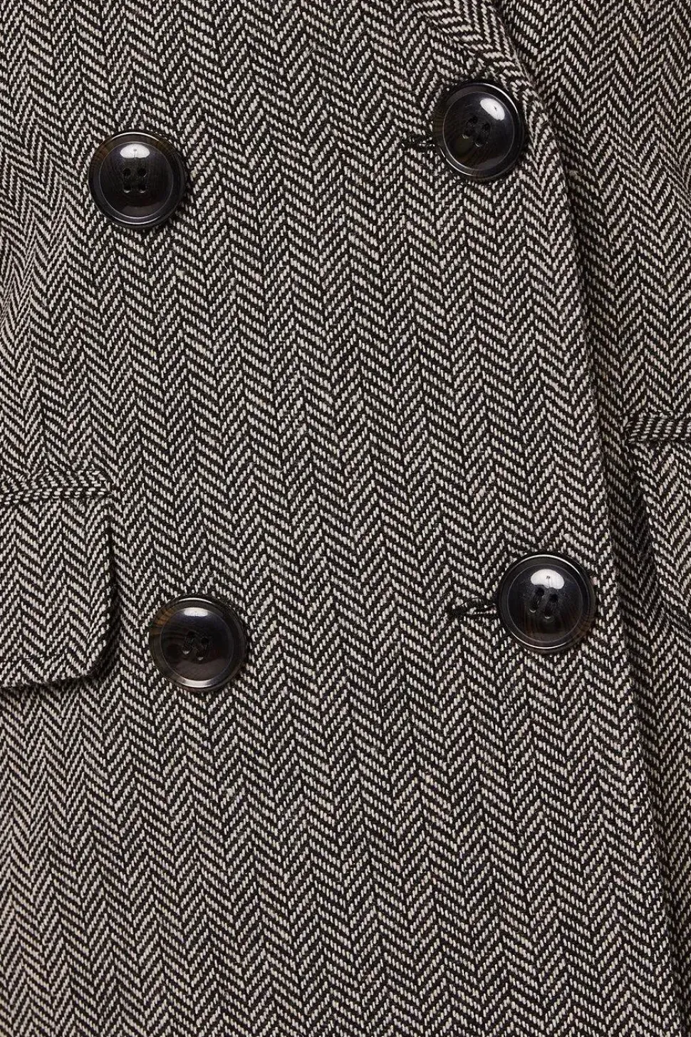 Herringbone Peacoat