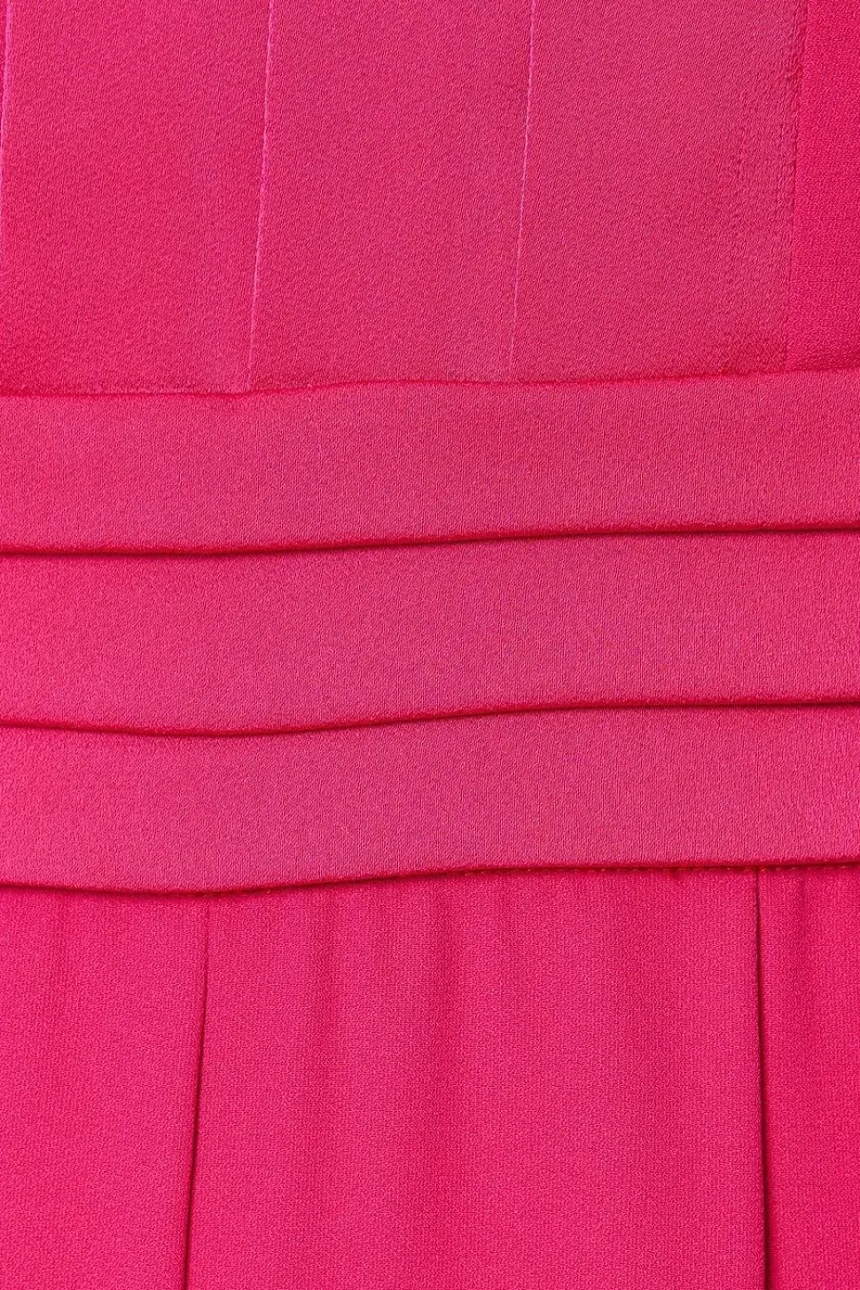 High Neck Pleated Belted Jumpsuit