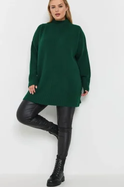 High Neck Seam Detail Jumper