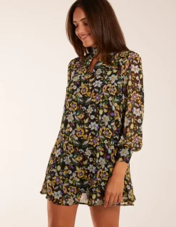 High Neck Swing Dress