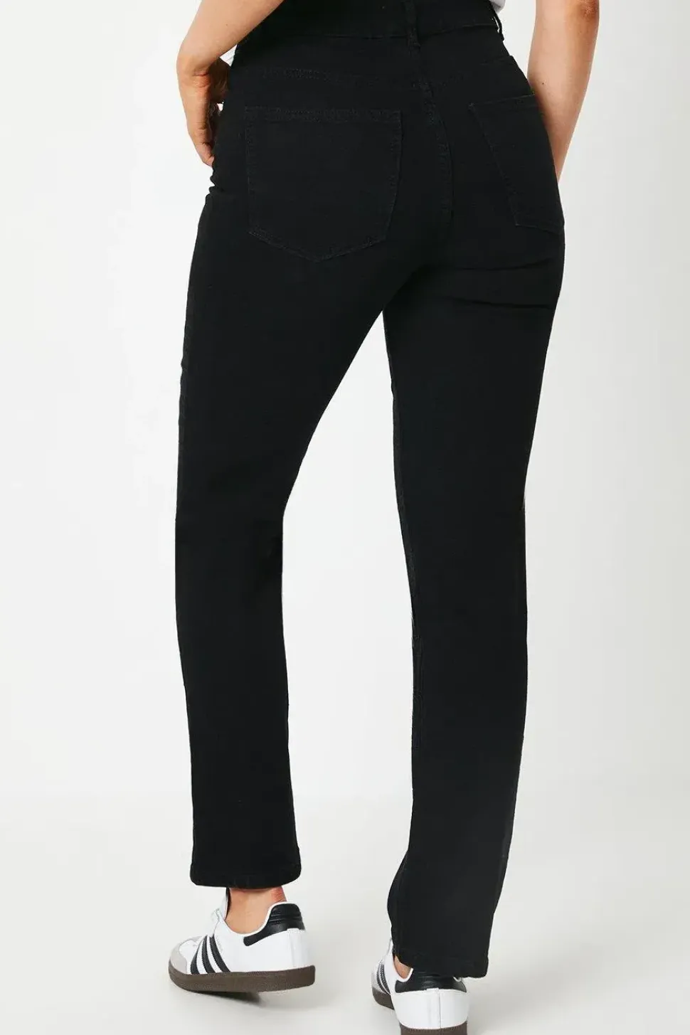 High Rise Comfort Stretch Straight Leg Jean