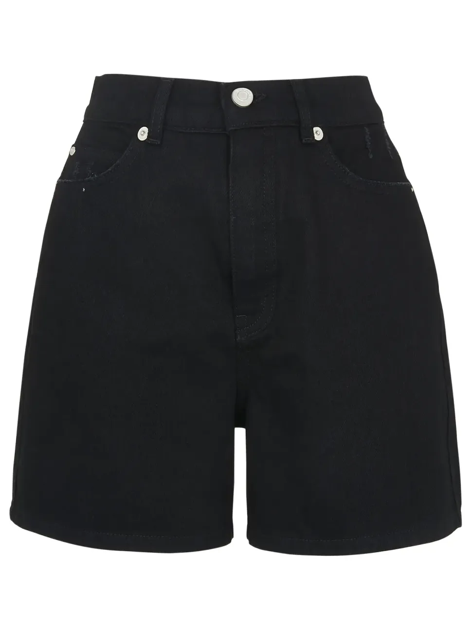 High Waist Denim Short-