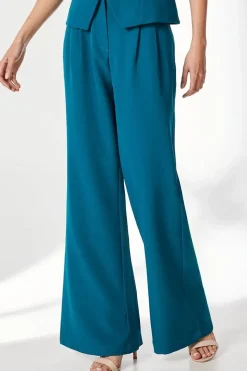 High Waisted Wide Leg Trouser