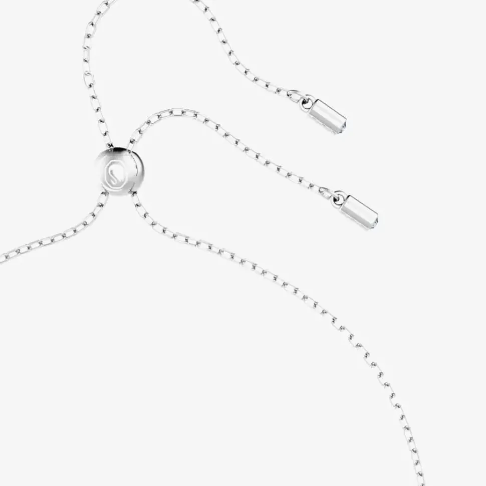 Hollow Blue Interlocking Loop Necklace 5663504