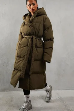 Hooded Longline Padded Coat