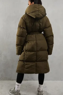 Hooded Longline Padded Coat