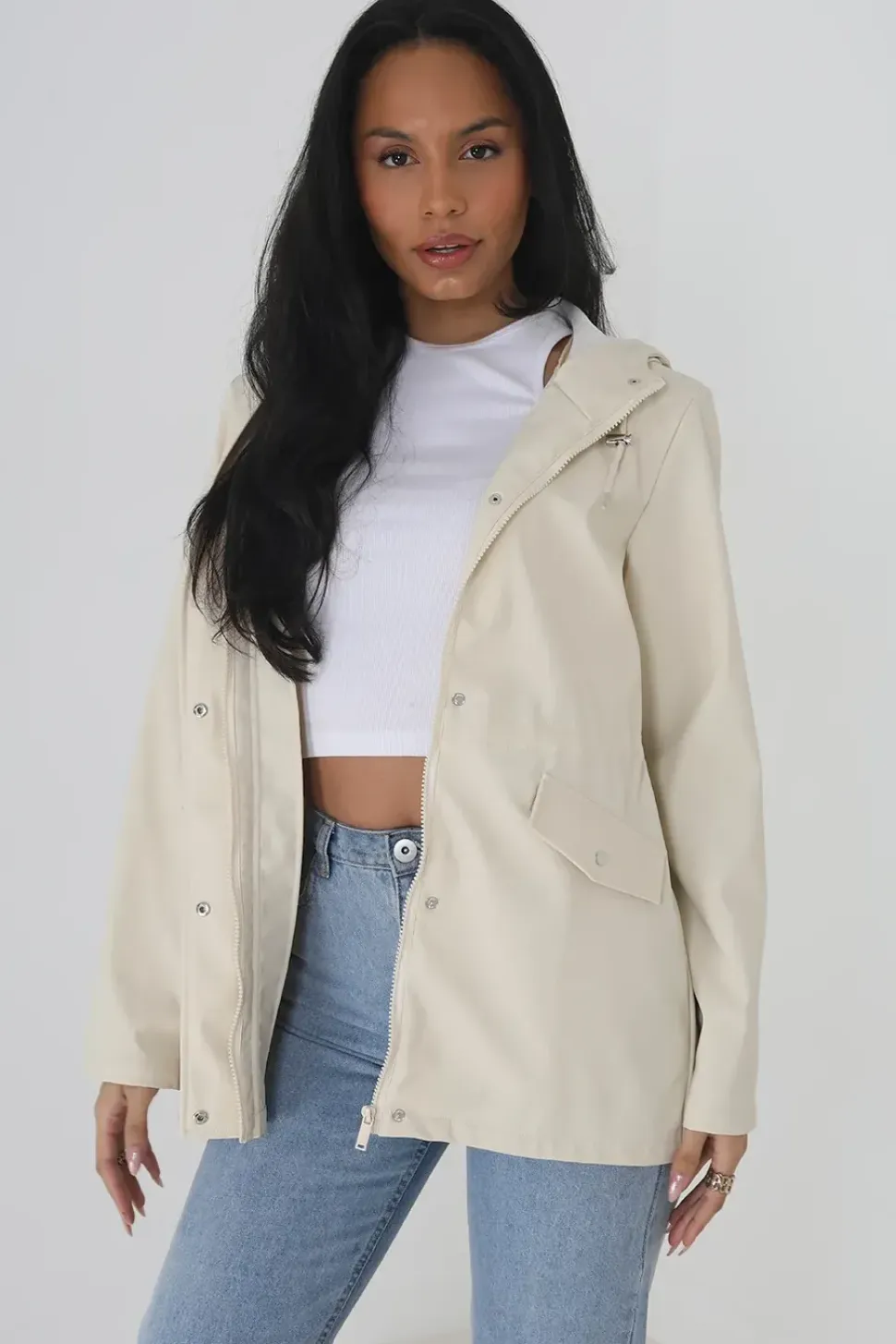 Hooded Rain Mac
