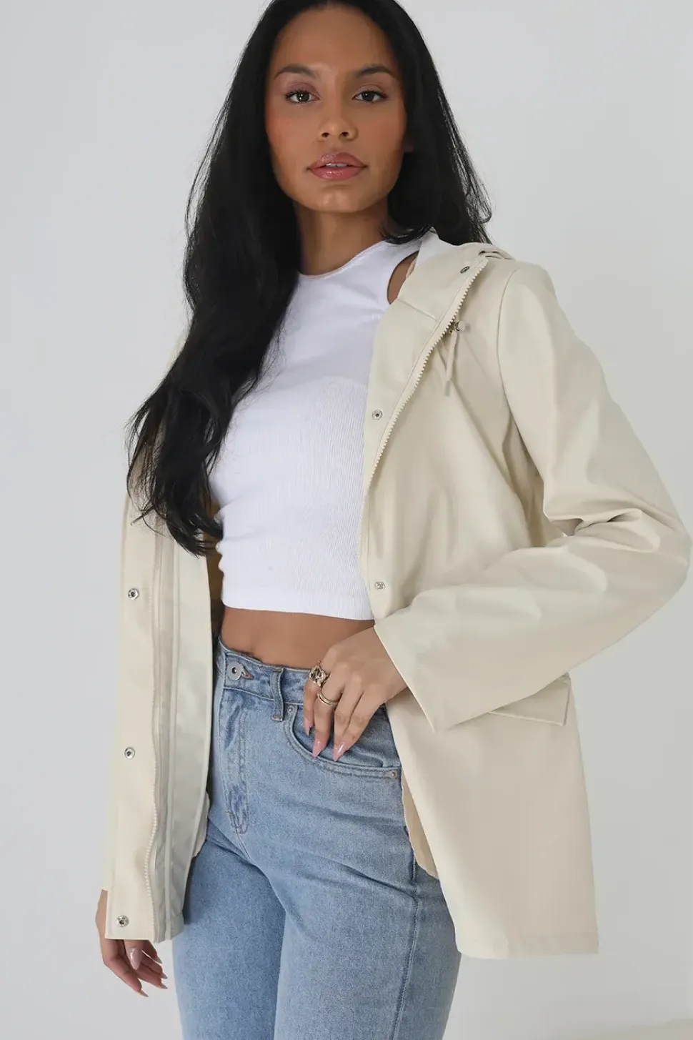 Hooded Rain Mac