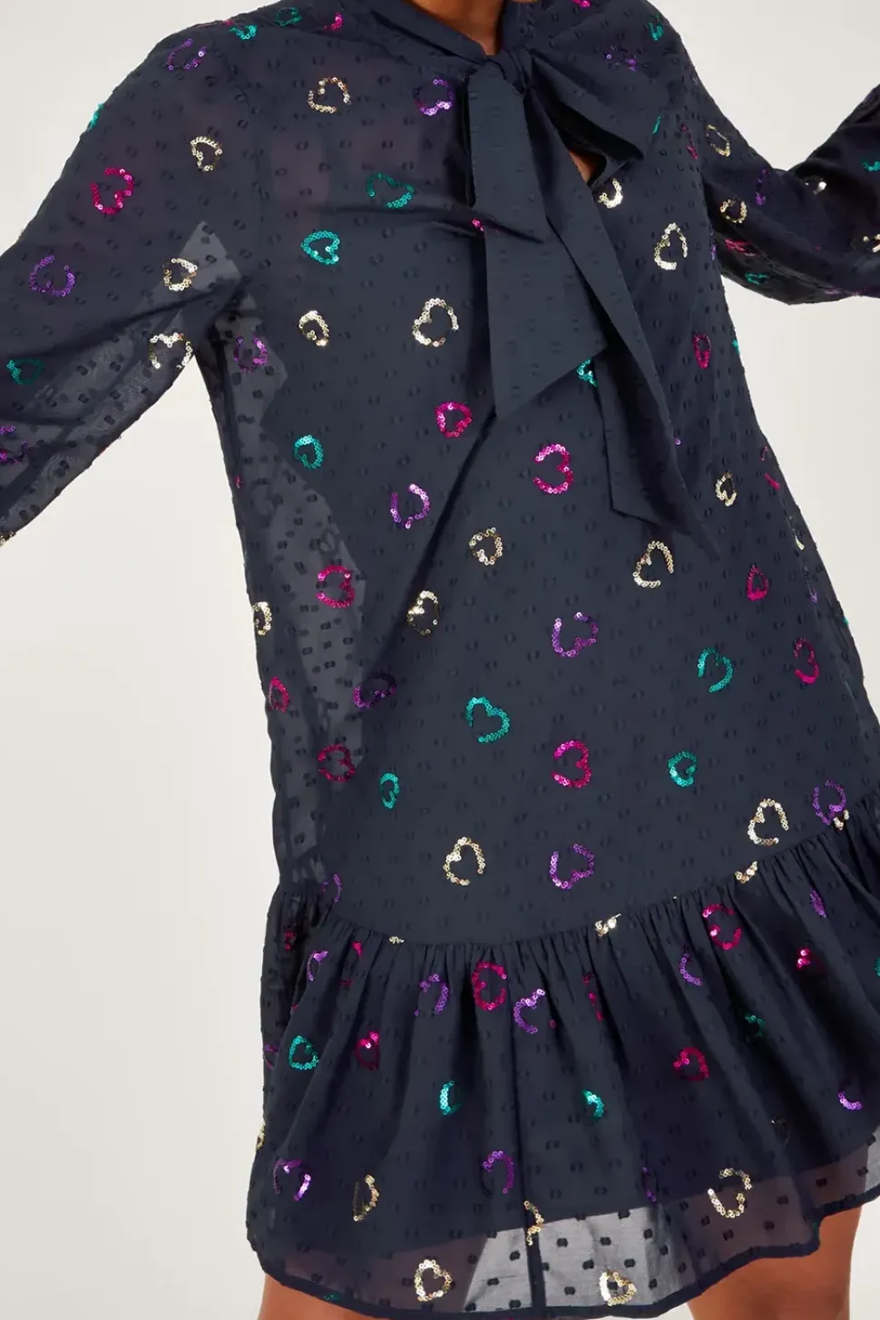 Hope Heart Sequin Dress