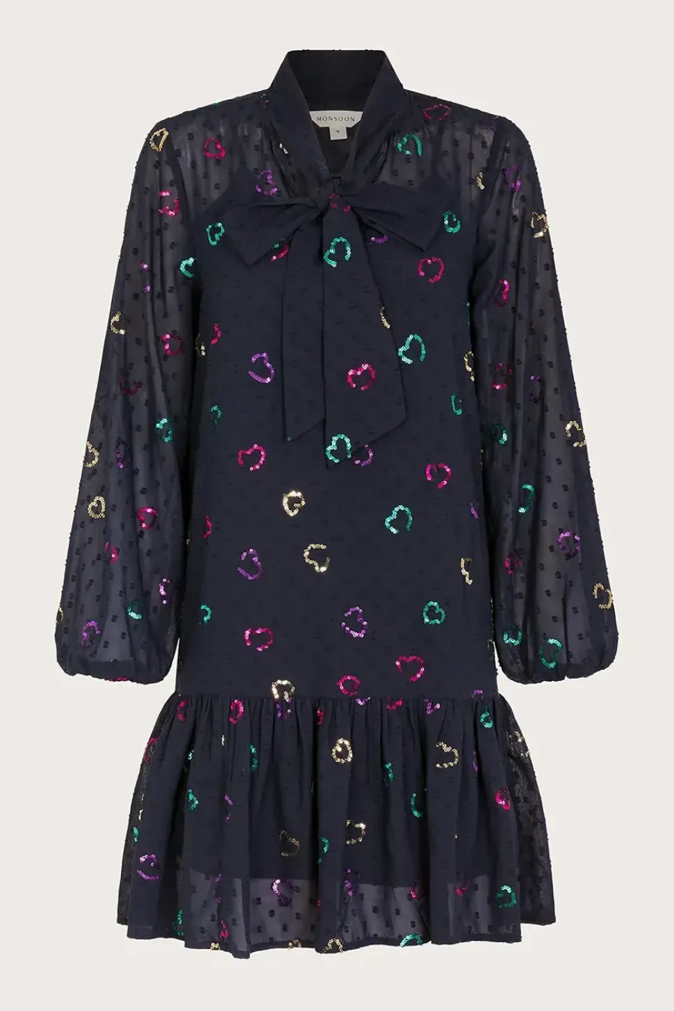 Hope Heart Sequin Dress