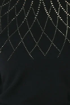 Hot Fix Neckline Design Jumper
