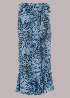 Hyena Spot Wrap Skirt-