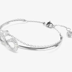 Hyperbola Rhodium Plated Blue Heart Necklace 5680403