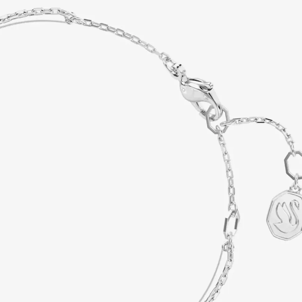 Hyperbola Rhodium Plated Blue Heart Necklace 5680403