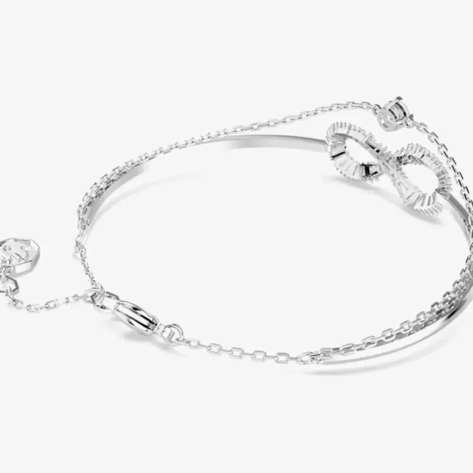 Hyperbola Rhodium Plated Blue Heart Necklace 5680403