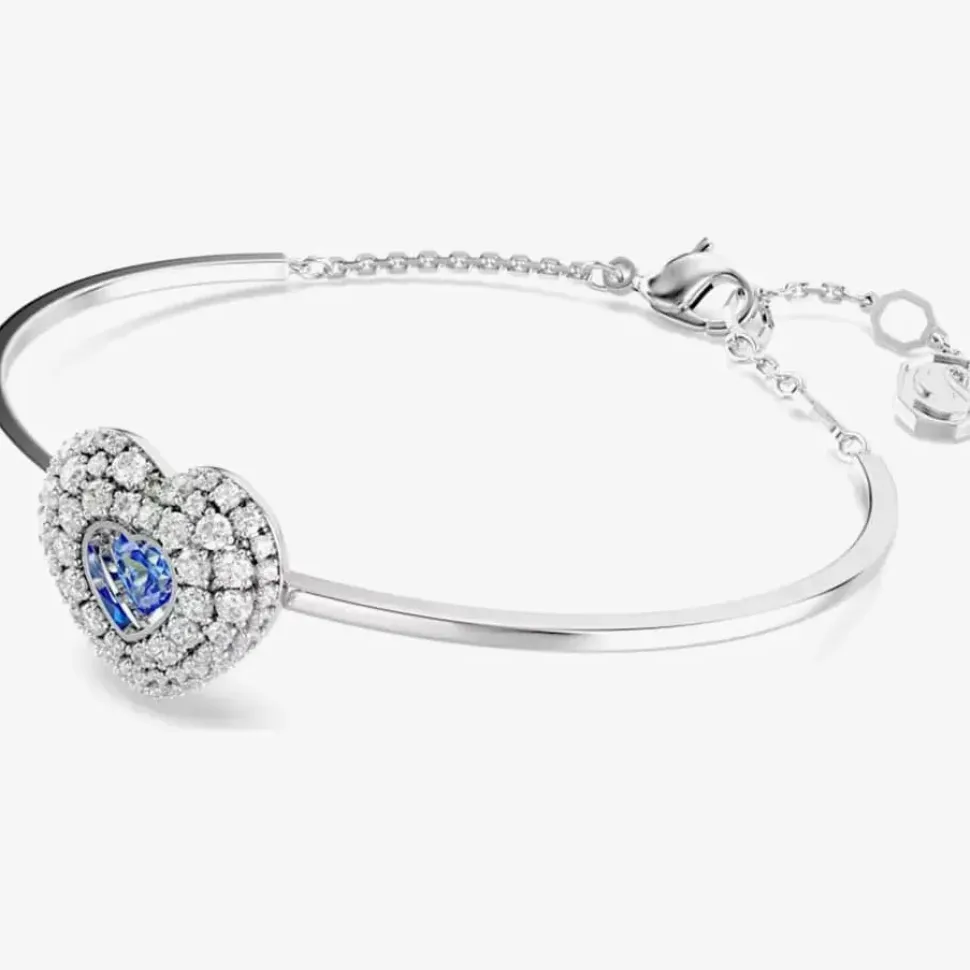 Hyperbola Rhodium Plated Infinity Bangle 5684049