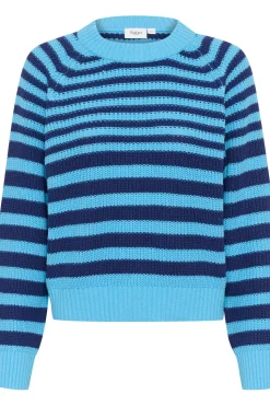 IbenmeiSZ Striped Regular Fit Pullover-Striped