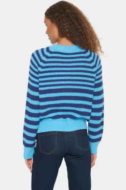 IbenmeiSZ Striped Regular Fit Pullover-Striped
